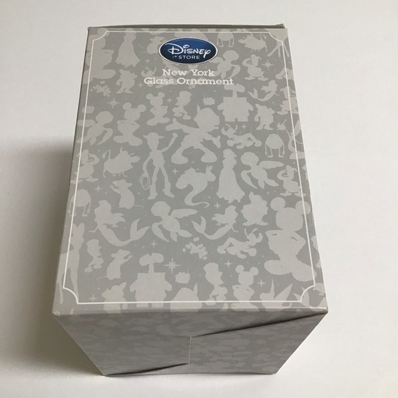 NEW Disney Store Authentic I LOVE NEW YORK Glass Christmas Ornament Mickey Ears - Picture 16 of 16